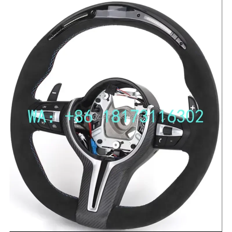 China Plant 2026 F10 F11 F20 F21 F22 F30 F31 F32 F36 F80 F82 M3 M4 M Sport PU Leather Steering Wheel Sport Interior Steering