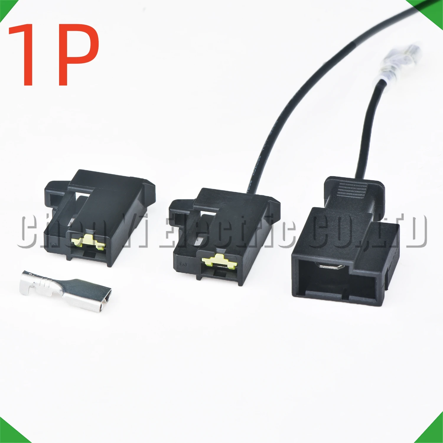 

1 Pin Automotive Connectors Horn Wire harness Plug 178471-2 90980-10619