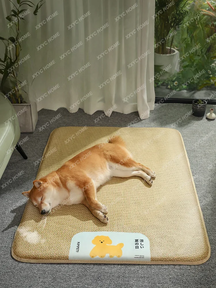

Dog Mat Four Seasons Universal Kennel Summer Cooling Dog Sleeping Pet Cat Ice dog