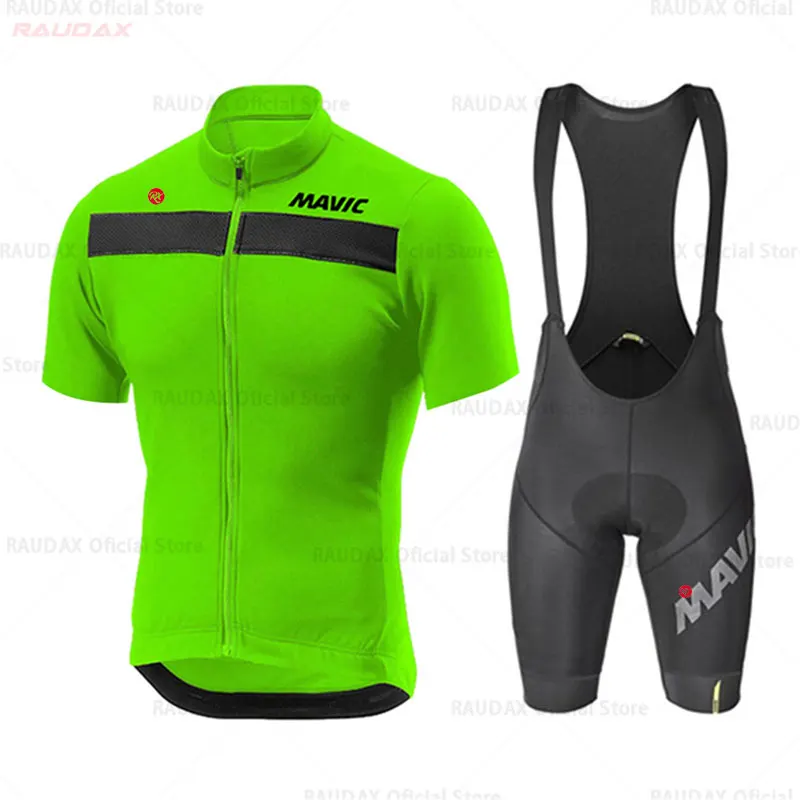 2023 RX Mavic Cycling Jersey Set for Men, Mountain Bike Uniforms, Summer Wear, Bicycle Clothing, MTB Shirts,