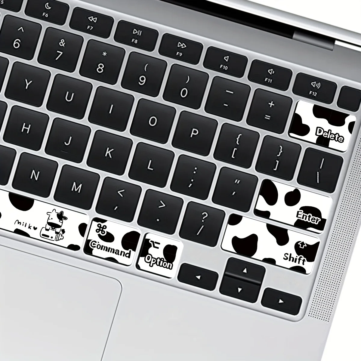 1 szt. Naklejki na touchpad laptopa z wzorem krowy, łatwe samoprzylepne