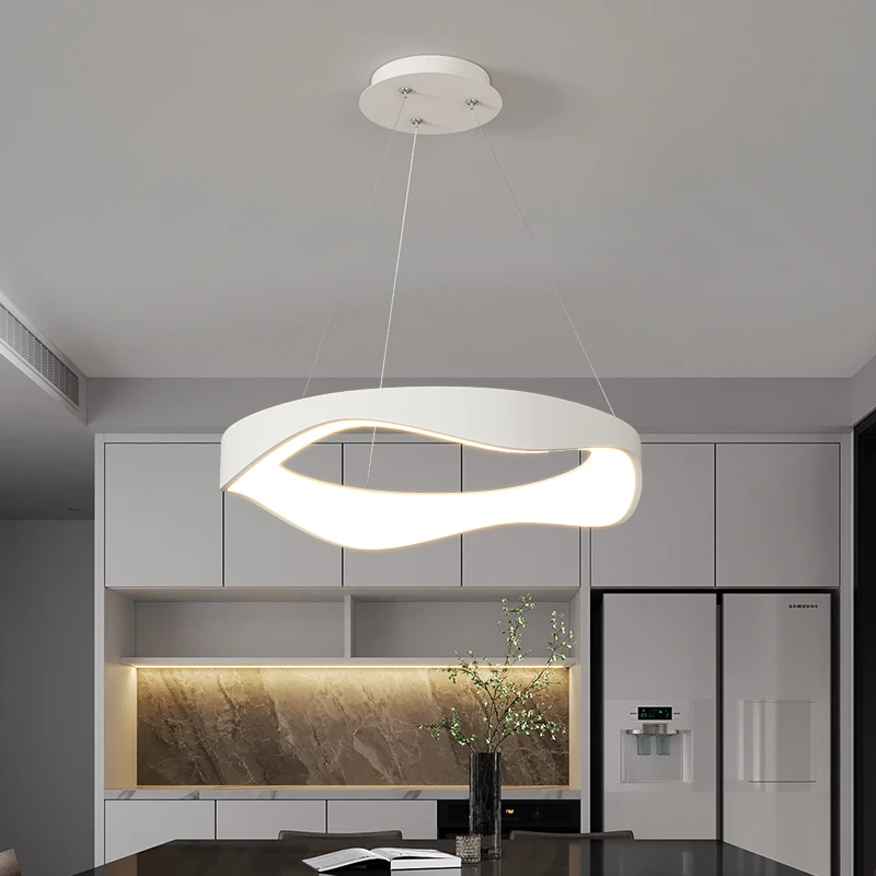 circulo minimalista sala de jantar lustre luz luxo moderno e minimalista mestre quarto estudo lustre nova sala estar lampada 01