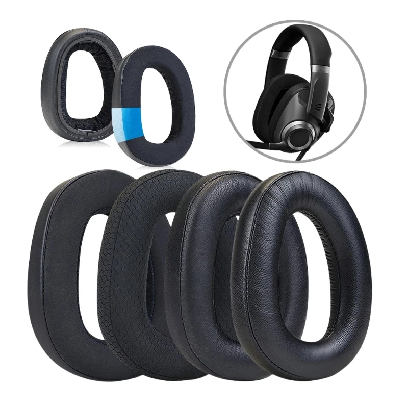 Memory Foam Earpads Compatible For EPOS H6PRO Headphones Ear Pad For Enhances Sound Isolation Ear Cover Earcups