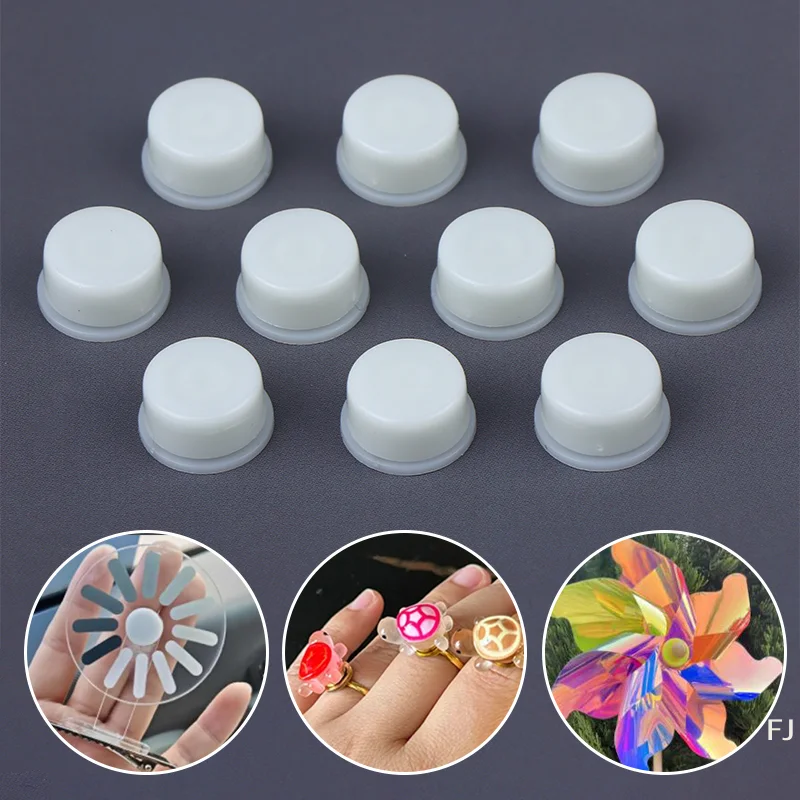 [YU]10/20Pcs Rotating Bearings Smooth Spinning Bearings For Diy Crafts Phone Case Turntable Accessories Hair Clips Bead Spinner
