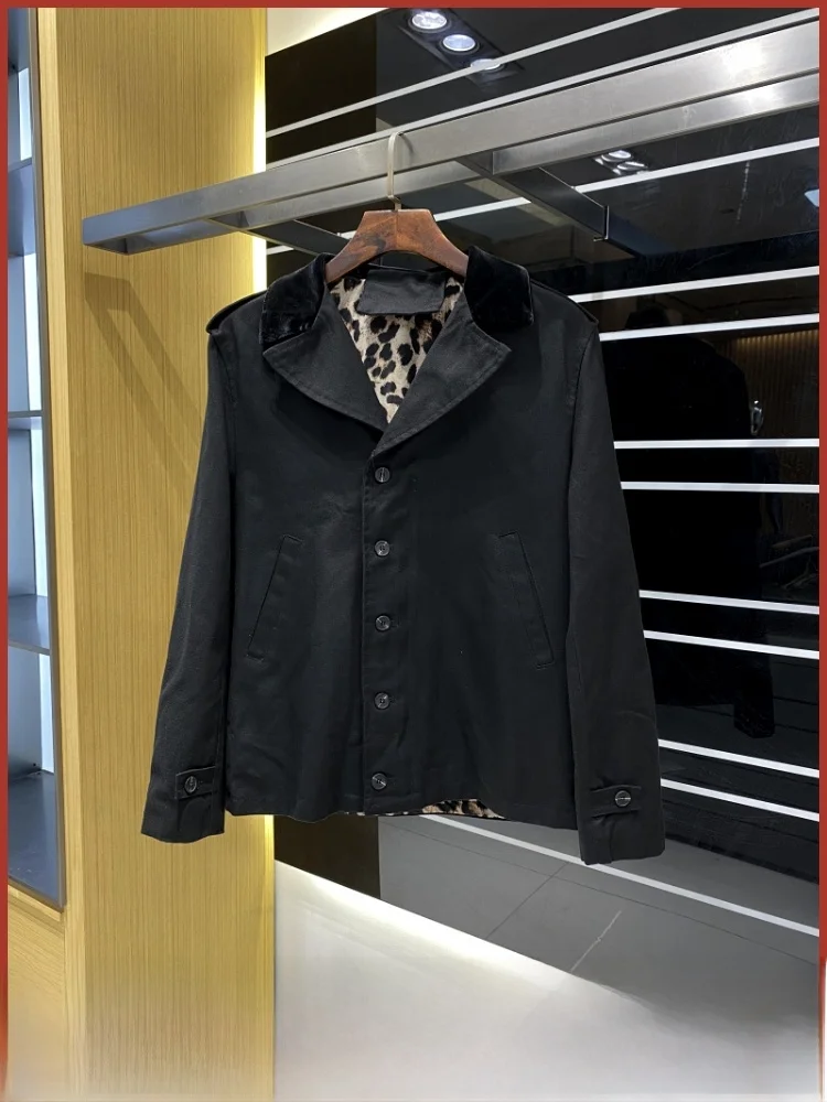 

Модное ретро-джато с устойчивым к царапинам воротником для пар, осенняя износостойкая повседневная верхняя одежда, молодежная одежда