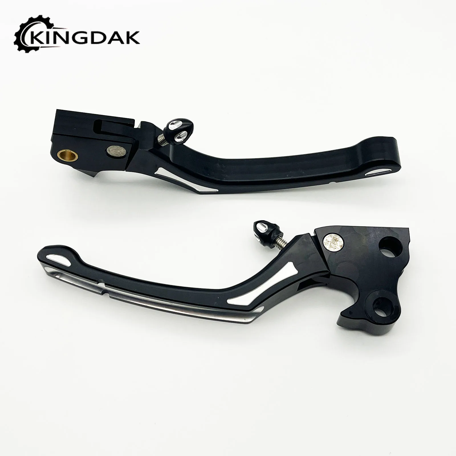 Motorcycle CNC Aluminum Regulator Brake Clutch Handle Levers Black For Harley Sportster XL883 XL1200 X48 2004-2013