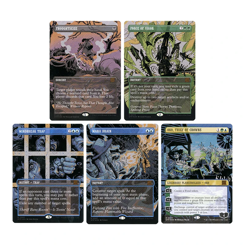 

Diy Homemade Magic The Gatherings Storms Trading Card Game Mana Drain Mindbreak Trap Collection Card Toys Gift