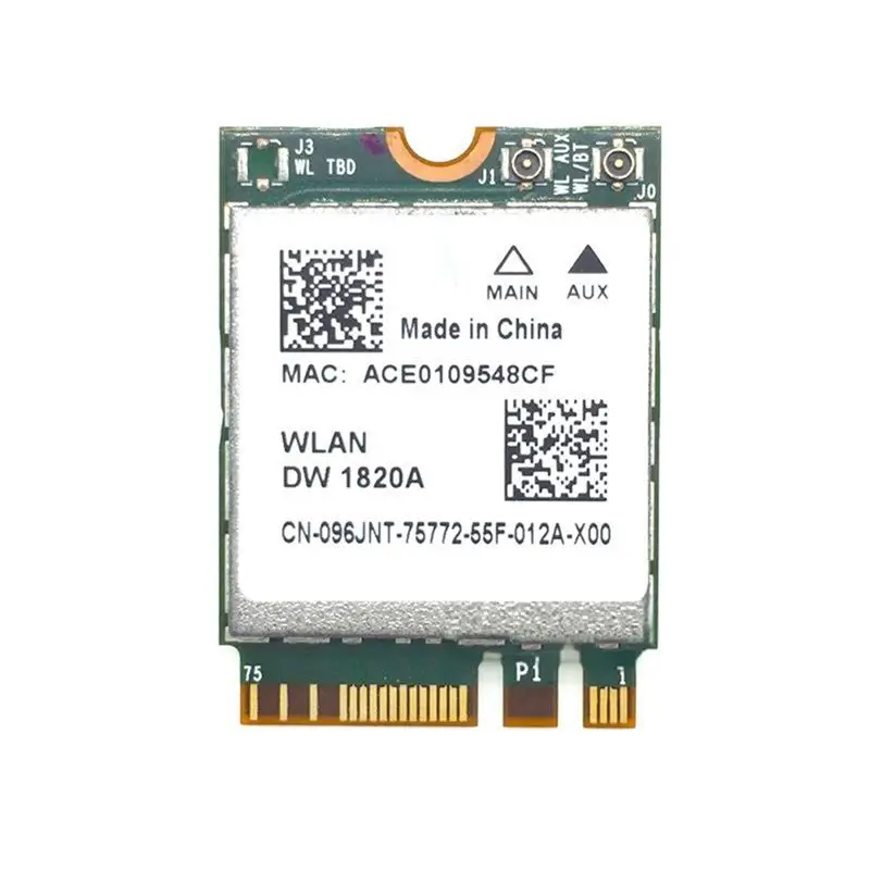 AT42 BCM94350ZAE DW1820A 802.11AC 867Mbps BCM94350 M.2 NGFF WiFi Wireless Network Card BT4.1 2.4G/5G