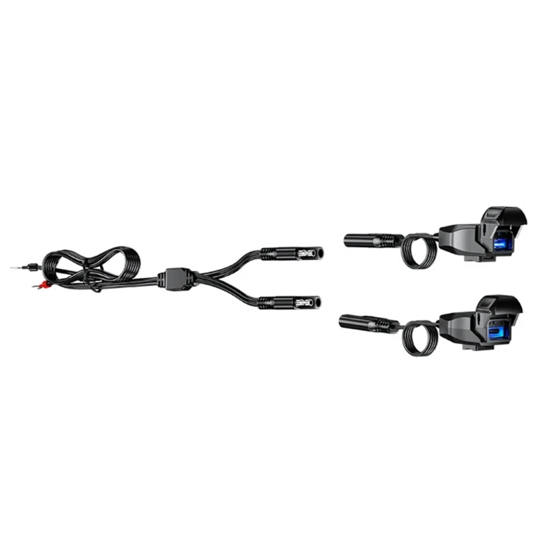  Motorcycle Phone Chargers 18W USB Fast Charging Waterproof ABS Housing Design