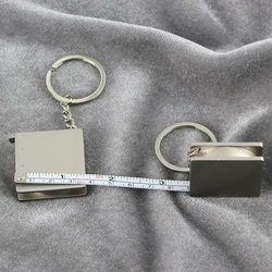 DIY handmeetinstrumenten sleutelhanger trekliniaal meetlint sleutelhanger draagbare meetinstrumenten intrekbare liniaal
