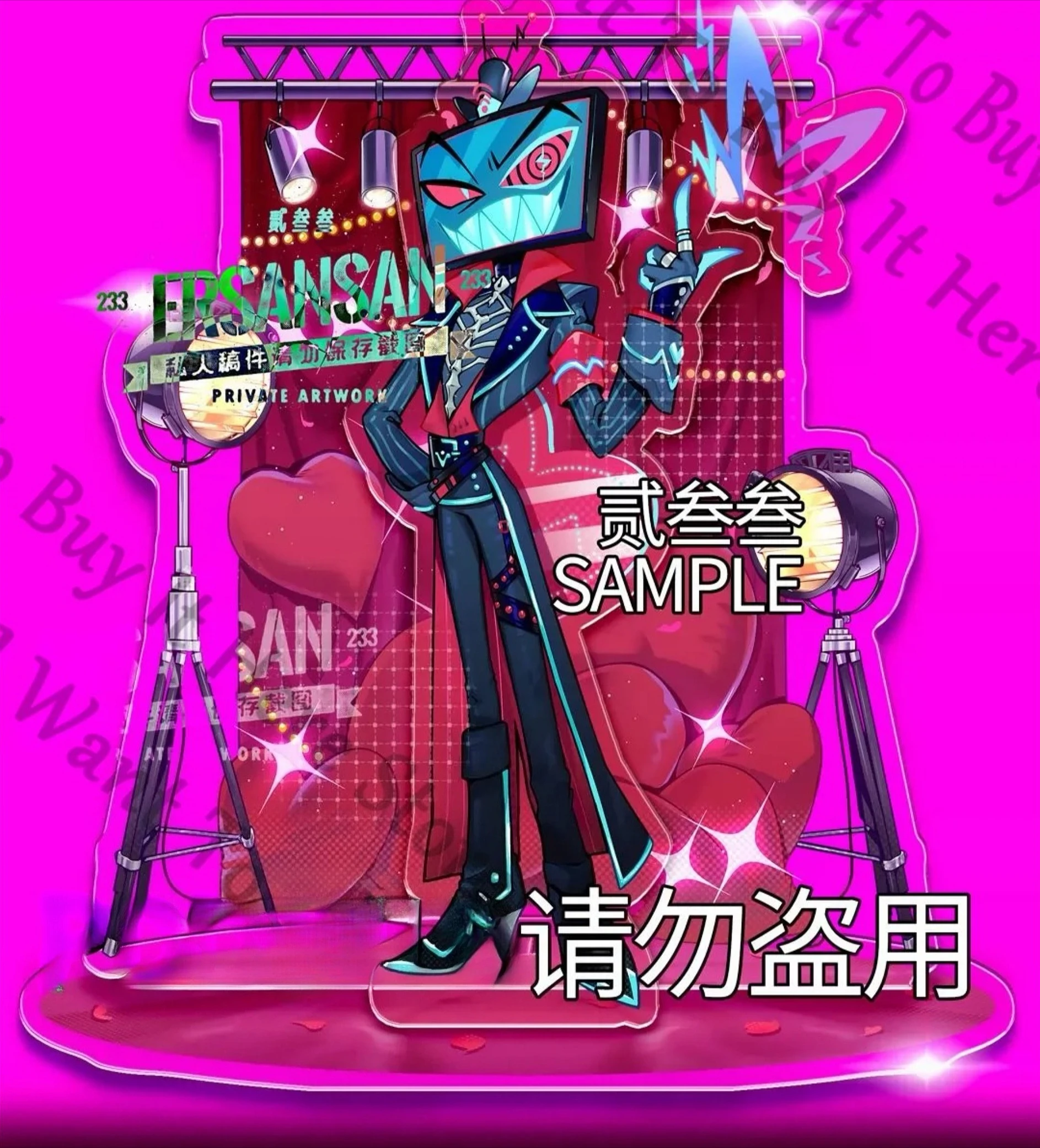 Board Game Hotel - Anime Hazbin Hotel Alastor Angel Dust