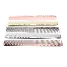 Space Aluminuml Hair Comb Pro Hairdressing Combs расческа для волос Hair Cutting Dying Hair Brush Barber Tools Salon Accessaries