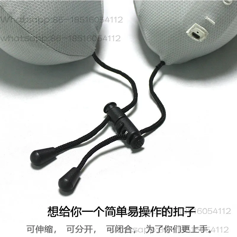 U-shaped Music Pillow 3D Shock Massage Slow Pressure Watching TV Travel Lunch Break Significant Other