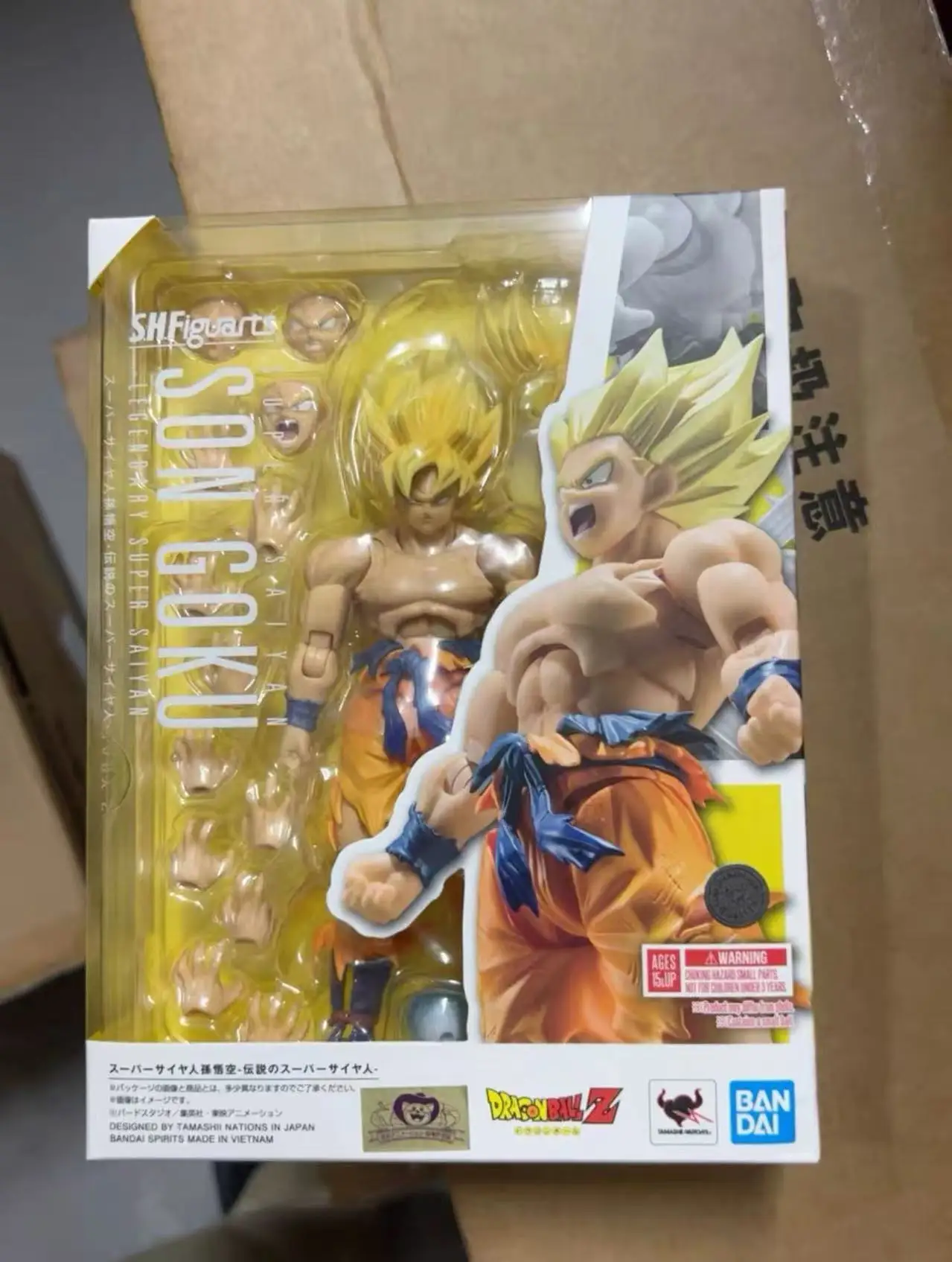 

Bandai Shf Dragon Ball The First Version of The Legendary Super Saiyan 3.0 of Sun Wukong Can Be Done By Hand
