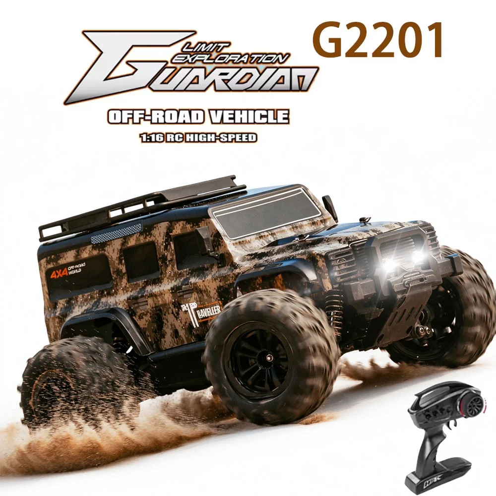 4WD 1/16 G2201 RC Off-Road High Speed ​​Drift Radio Control Vehicle RC Rock Crawler 35km/h With LED Light For Outdoor Toy