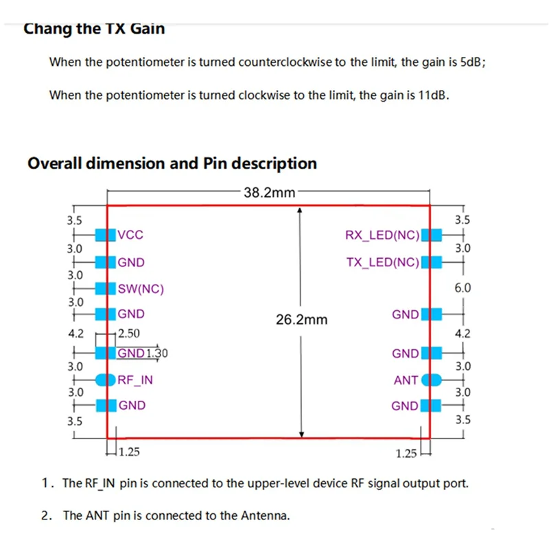 6X 868Mhz For Lora Signal Booster Transmitting & Receiving Two-Way Power Amplifier Signal Amplification Module,Requisite