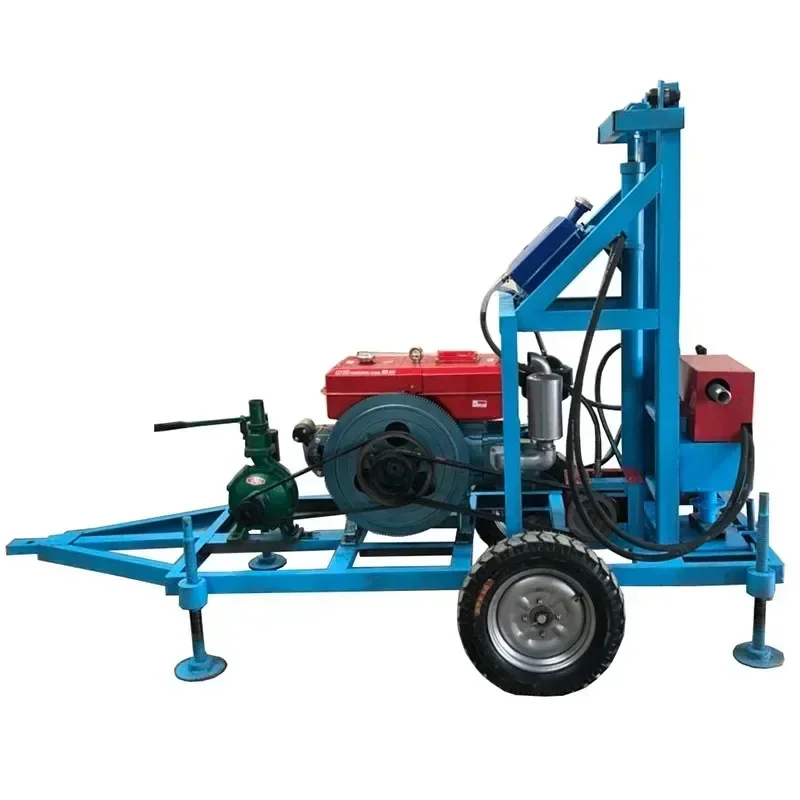 Foldable Small Water Well Drilling Rig /hydraulic Water Well Digging Machine 100m Depth Borewell Drills