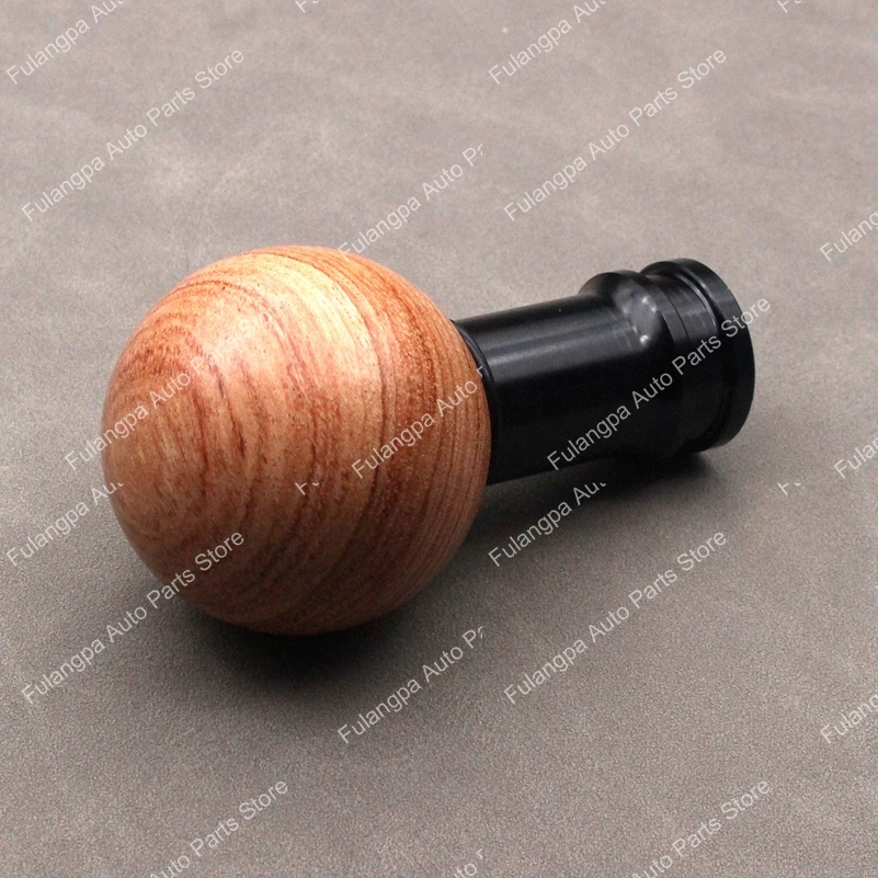rosewood shift knob 5 6-speed gearshift lever Solid wood Gear Shift Knob Wooden Manual Car Gear Stick Head Shift Replacement Kno