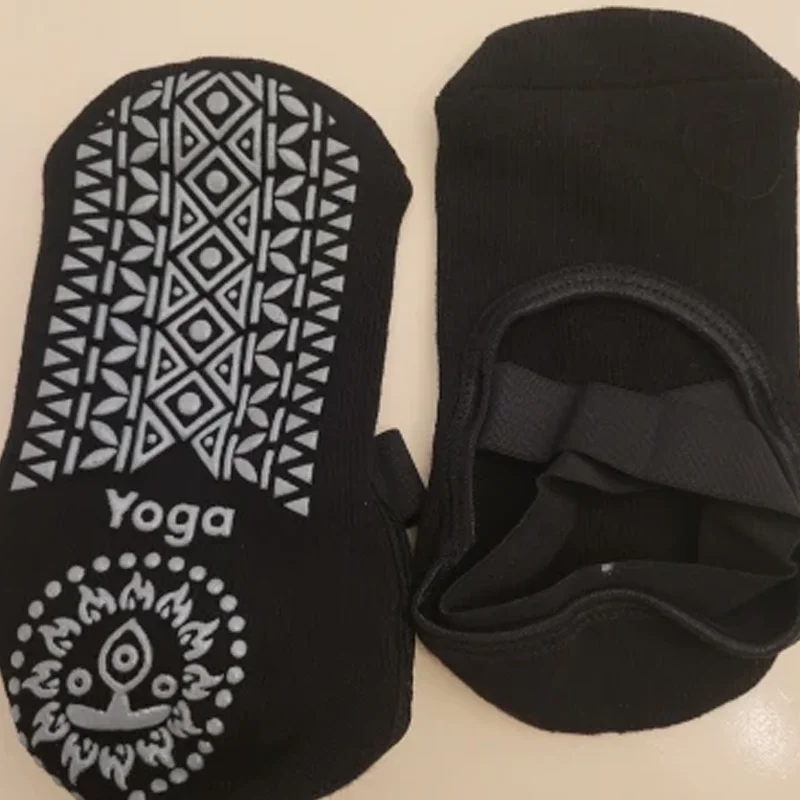 Women Men Yoga Socks Anti Slip Bandage Sports Ladies Girls Ballet Socks Dance Sock Slippers Yoga Socks Non Slip Acupressure Mat image 4