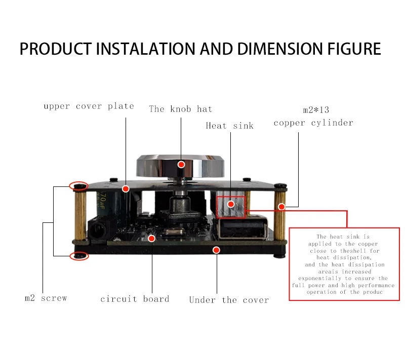 Bluetooth 5.0 AP100L 2.0 Digital Power Audio Amplifier board 50WX2 100W*2 Stereo AMP Amplificador Home Theater AUX USB