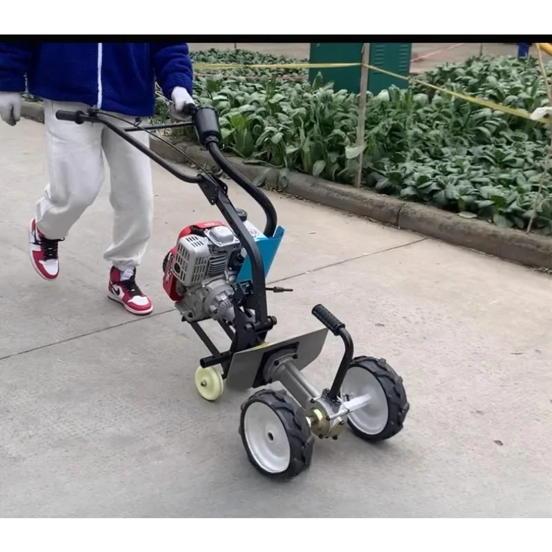 다기능 소형 경운기, 소형 가정용 온실 제초 및 회전 경운기