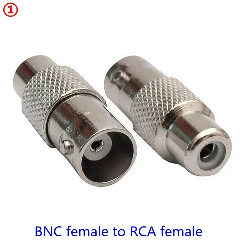 1/2/5/10Pcs Q9 BNC To RCA AV Male Female Straight Connector RCA  AV To BNC Male Female for CCTV Video High Quality Fast Delivery