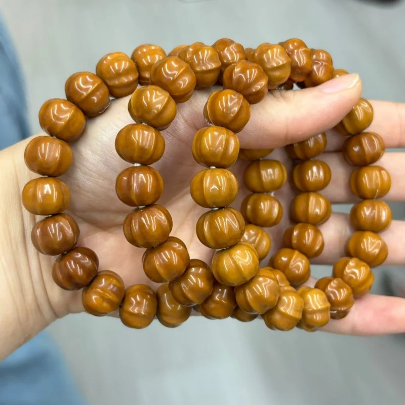 Monkey Jingbaleng Bracelet Stump Coarse Band Small Walnut Carved Single Circle Men's Women's Rosar