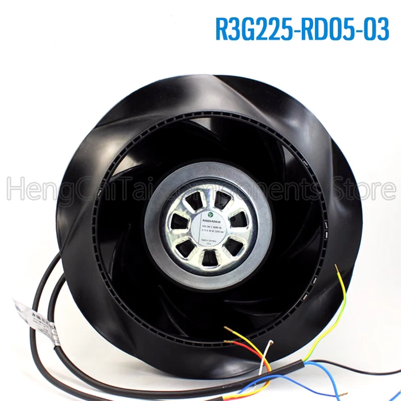 NEW Original 100% Working R3G225-RD05-03 200-240V 50/60Hz 0.70A 82W Centrifugal fan