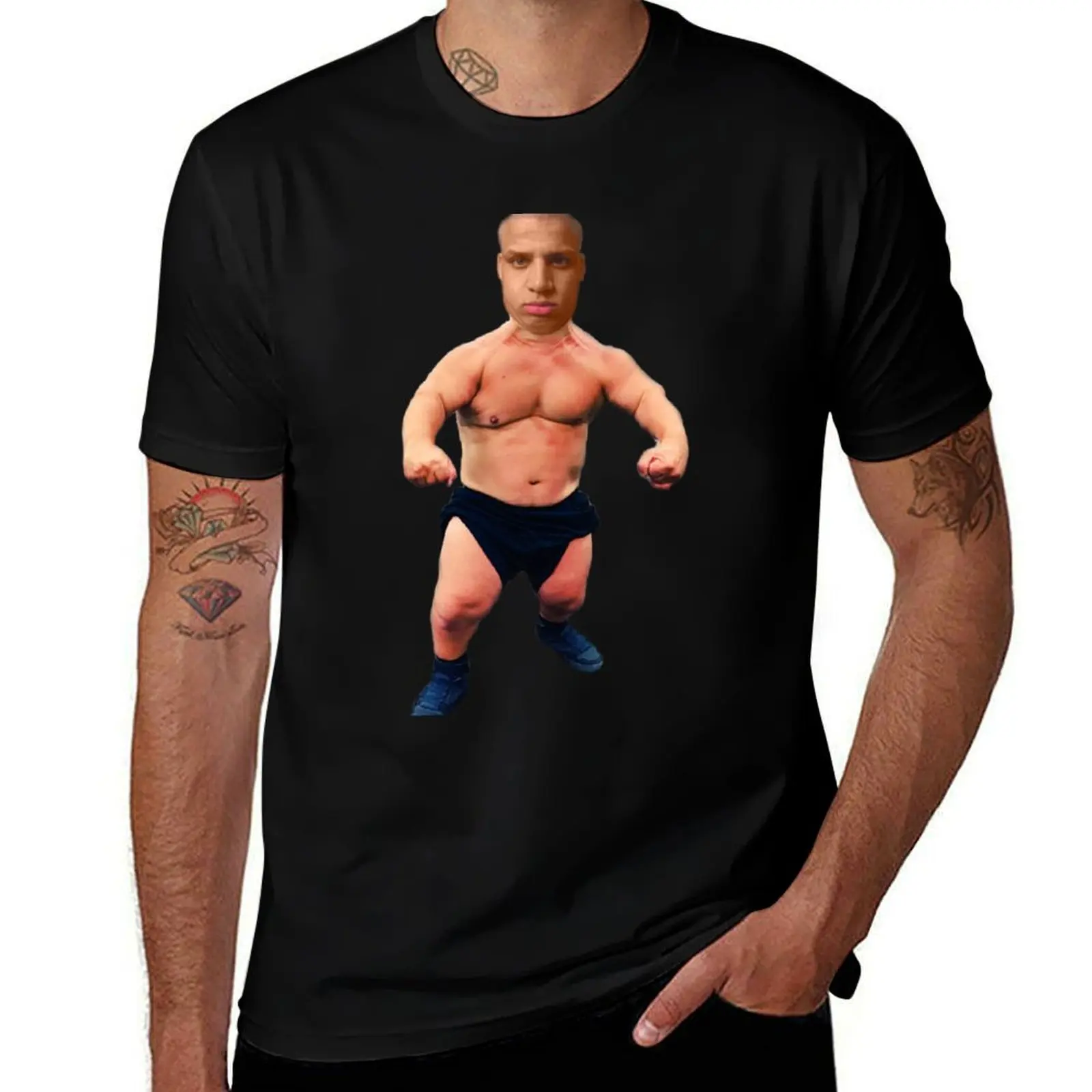 Tyler1: Pro Wrestler T-Shirt Independence Day Short Sleeve T-Shirt