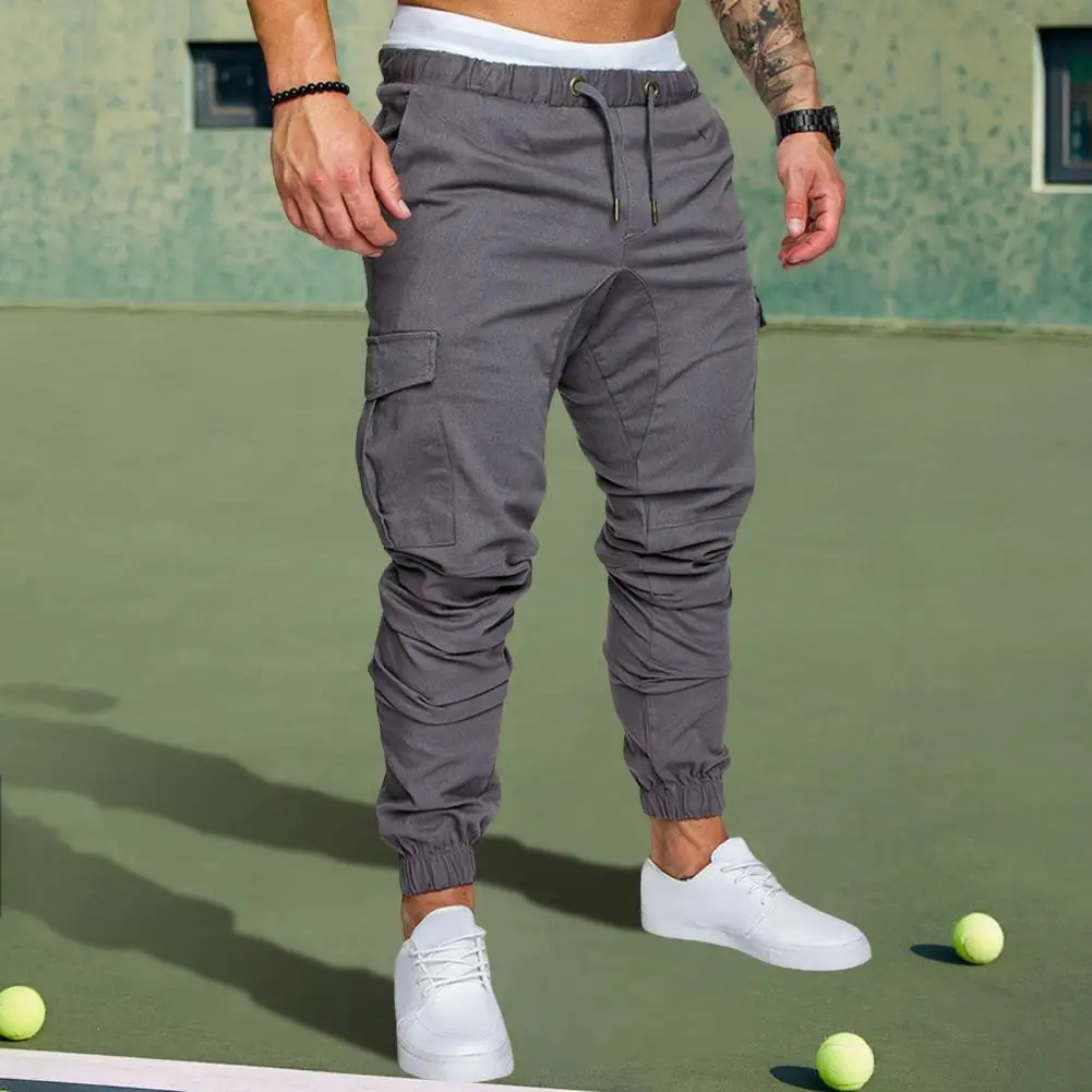 Pantalones de verano para hombre, pantalones de chándal, ropa deportiva informal para hombre, pantalones de Hip Hop, pantalones ajustados 2024