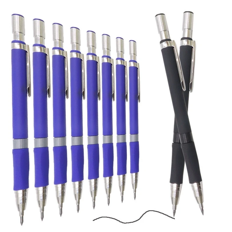 مجموعة أقلام رصاص ميكانيكية مع عبوات من الرصاص والممحاة، صياغة 0.5/0.7/2.0 مم، رسم، أقلام فنية، مستلزمات العودة إلى المدرسة #5