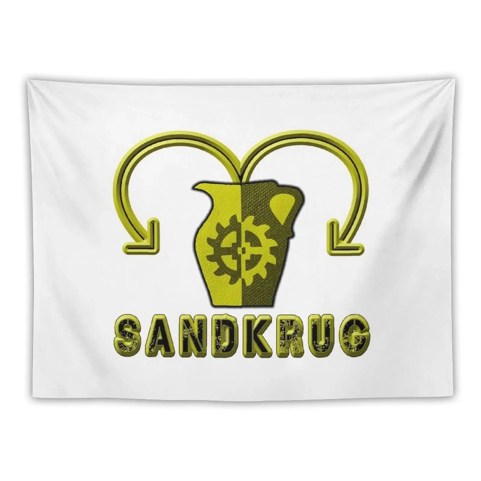

Sandkrug 2023 - WHITE, I love , Village, Municipality, Brandenburg, Germany Tapestry Home Decoration Bedroom Deco Tapestry