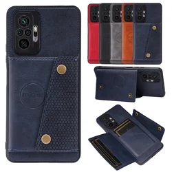 Flip Leather Case For Redmi Note 13 Pro + 5G 2S 12 11 10 11S 10S 9S 8 Pro Plus 13C 14C A4 5G Card Slot Holder Wallet Cover