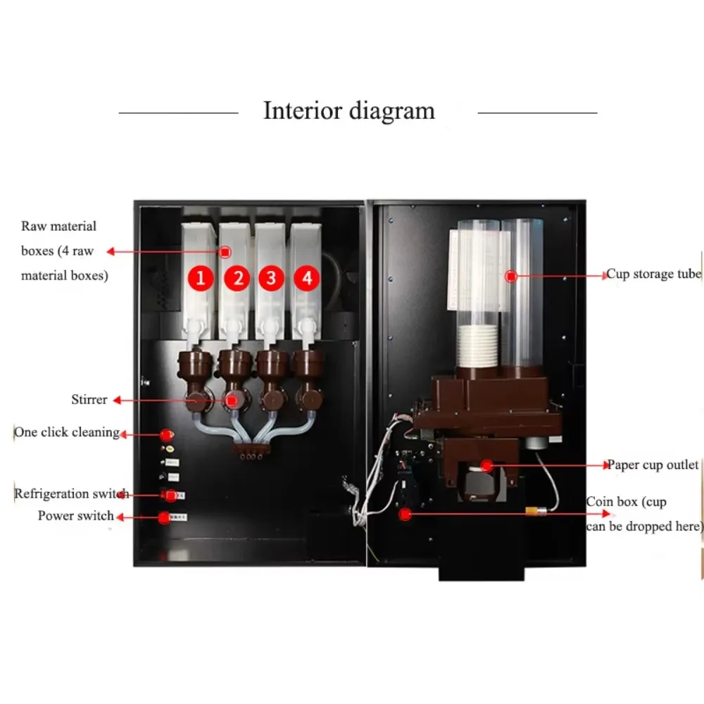 

Custom Automatic Compatible Commercial Vending Machines Commercial Coffee Makers
