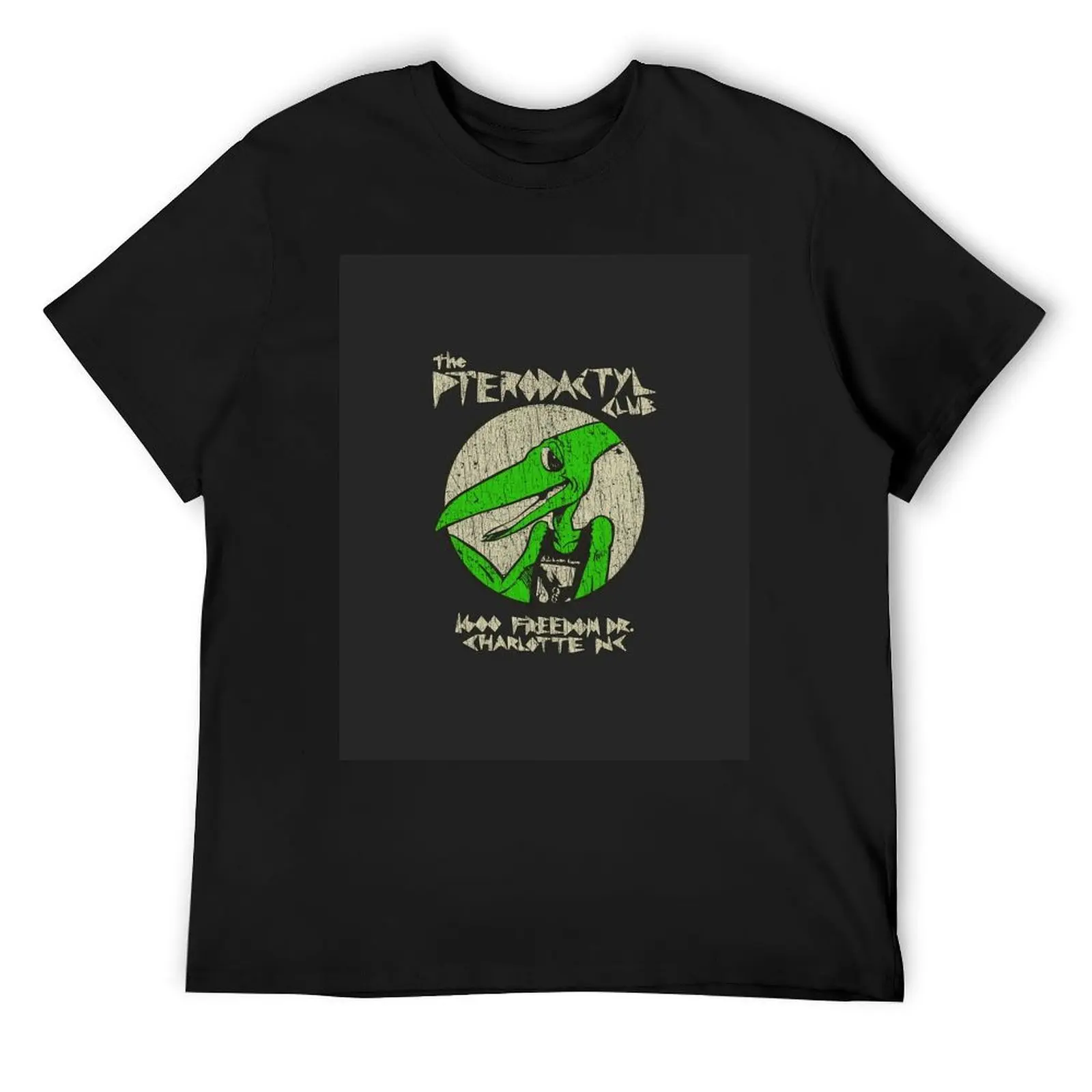 

Pterodactyl Club 1987 T-Shirt anime clothes gifts for boyfriend plus size tops T-shirts for men cotton