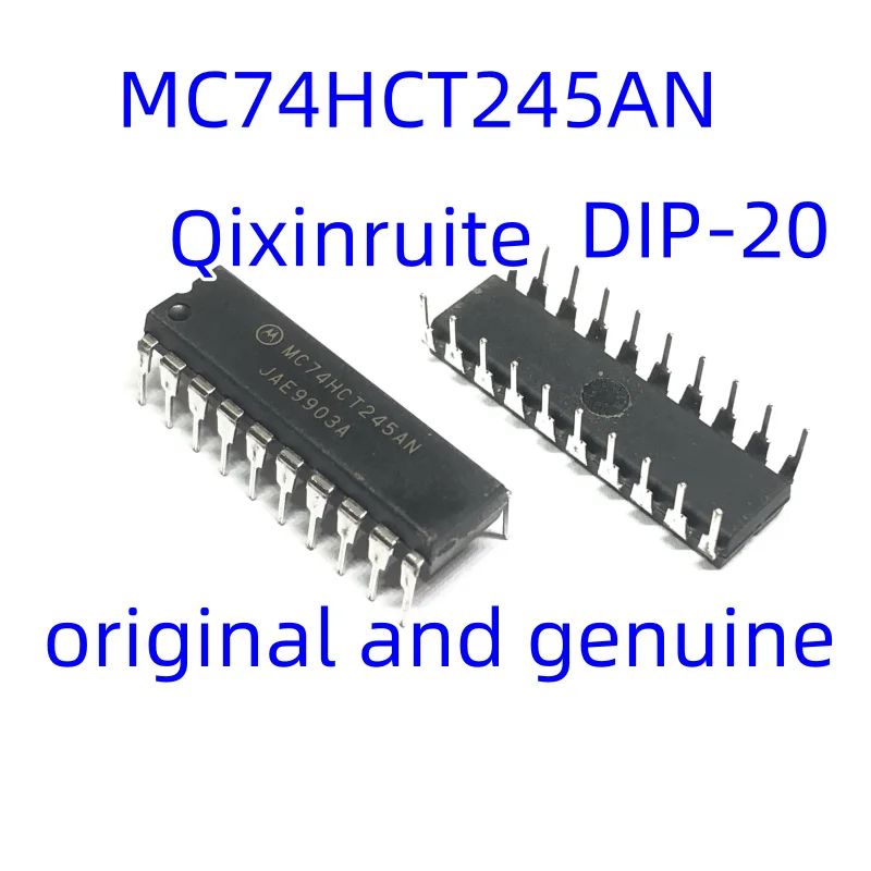 Qixinruite New original MC74HCT245AN DIP-20 buffer/driver/transceiver IC chip