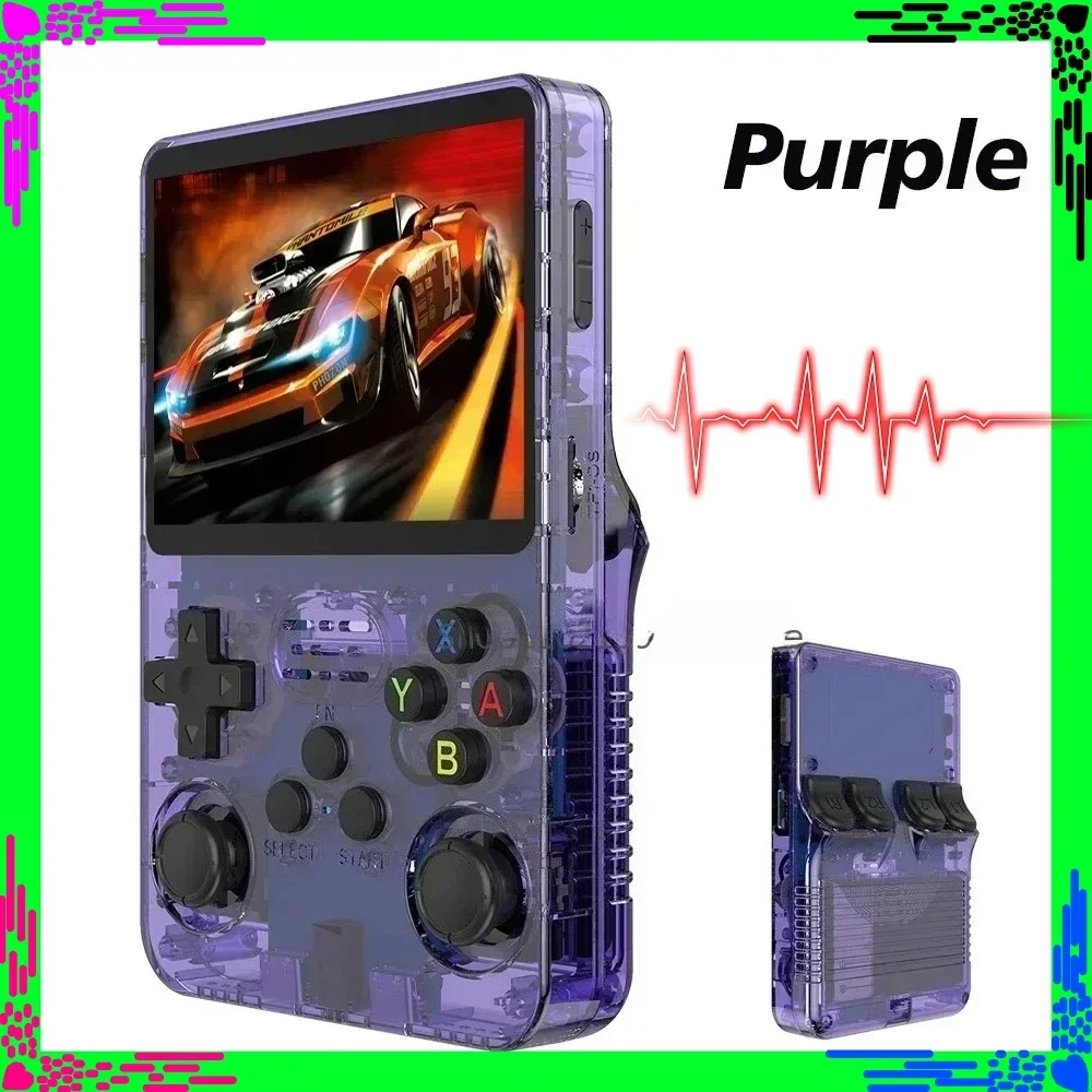 

Новая портативная игровая консоль R36S в стиле ретро, система Linux, 3,5-дюймовый IPS-экран, мини-портативный видеоплеер, 64 ГБ, 15000 игр