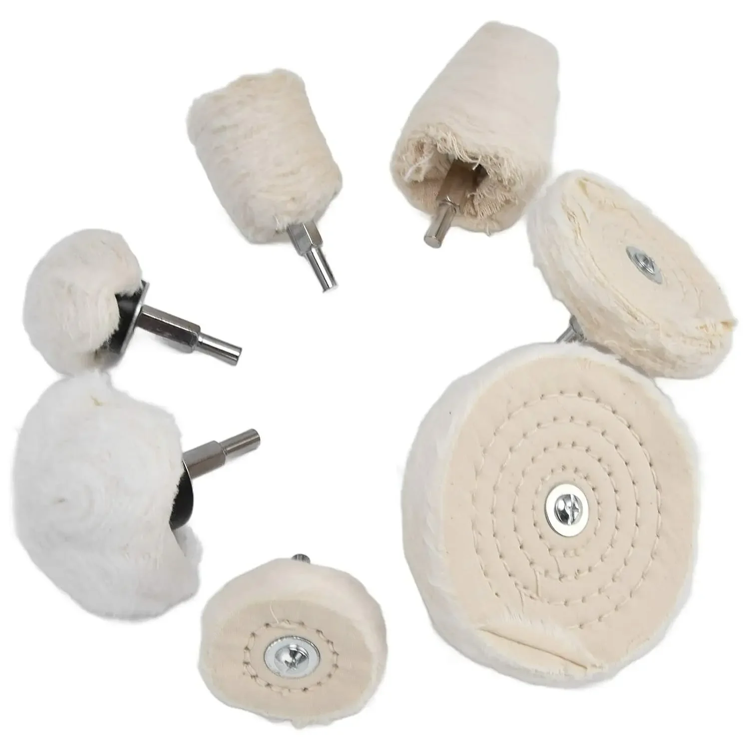 7pcs-set 45sets-carton Polishing Pad Buffing Wheel Car Polishing Buffing Pads Polisher Drill Kit