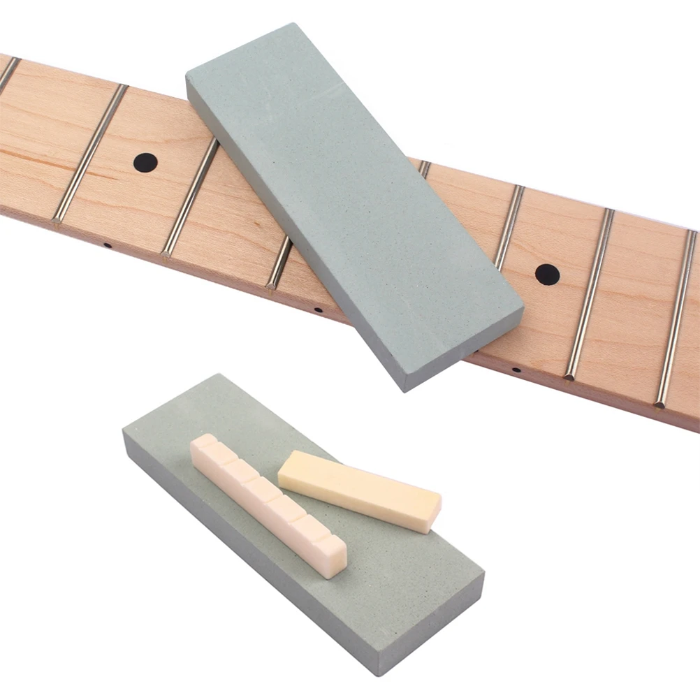 

3pcs Sanding Stone Fret Polish Beam Grindstone Sturdy Polishing Tool for Guitar Fretboard Cleaning Luthiers Accessories