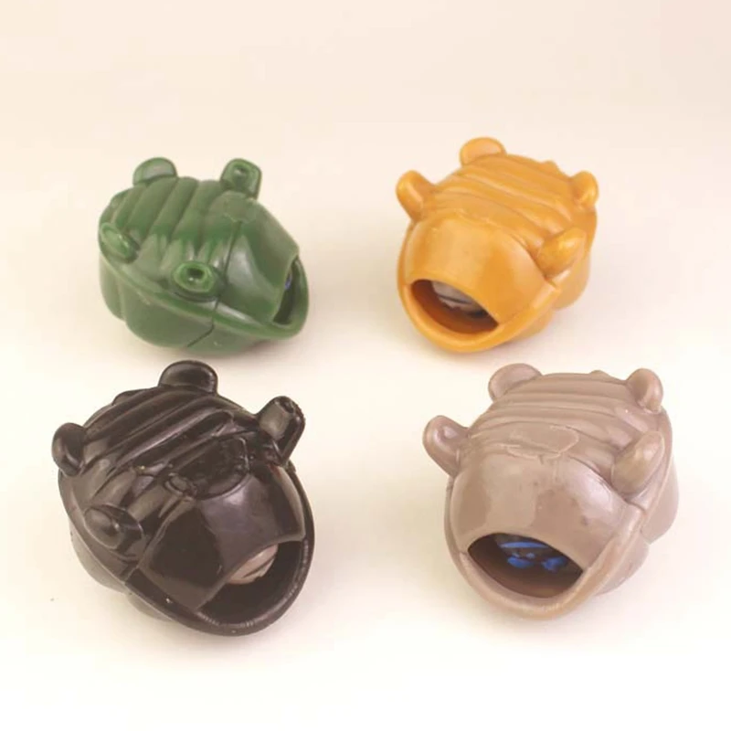 Juguetes Divertidos de simulación para niños y adultos, cabeza de tortuga 3D, 6cm