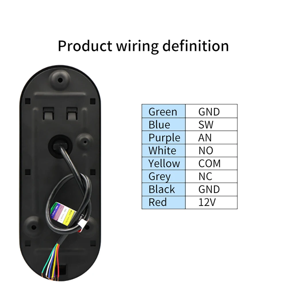 Support Tuya AppDoorbell Wifi Video Intercom with Motion Detection Unlock by Remote Control RFID Card NFC APP Access Control