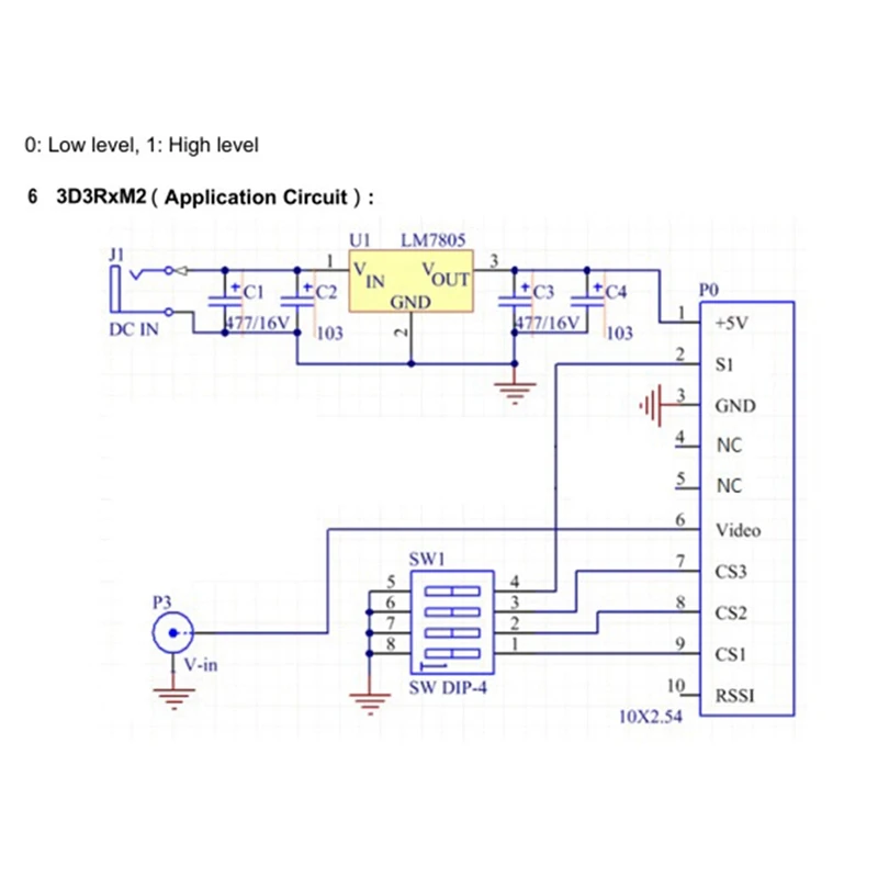 

2 шт. 3,3G FPV VRX модуль приемника 3D3RxM2 16CH беспроводной аналоговый модуль приемника передачи аудио и видео-TCES