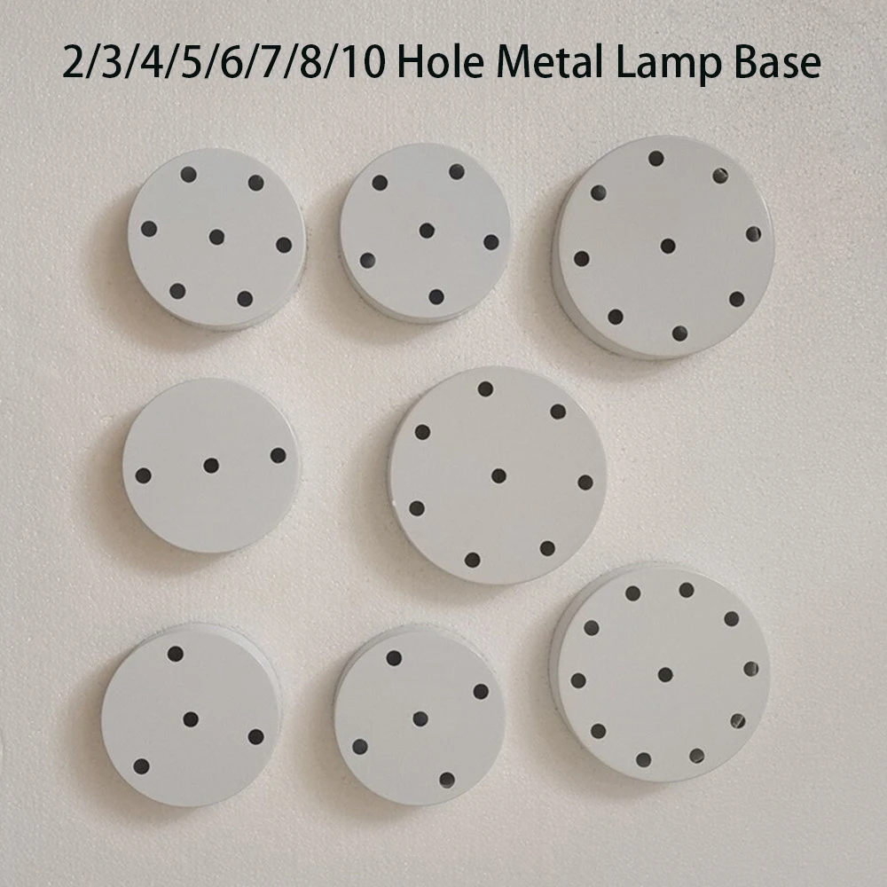 metal base da lampada multipla acessorios de luz pingente disco redondo teto canopy plate lampadas chassis faca voce mesmo 12cm 15cm 01