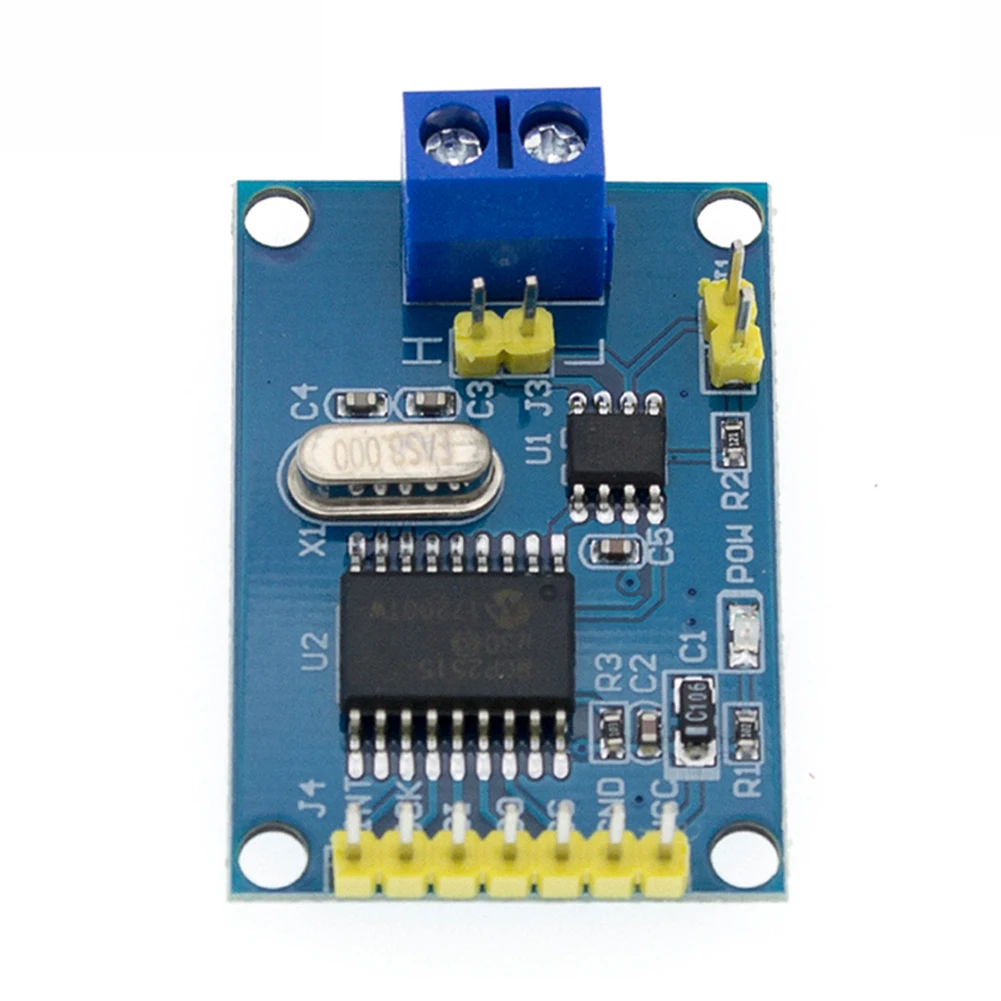 MCP2515 CAN Bus Module Board SPI Module MCP2515 CAN Bus Module MCP2515 CAN Bus Driver Module Board for 51 MCU ARM Controller