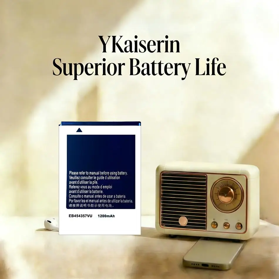 

Аккумулятор EB454357VU 1200 мАч для Samsung Galaxy GT-S5360 GT-S5368 GT-S5380 Pocket GT-S5302 GT-S5300 Wave Y