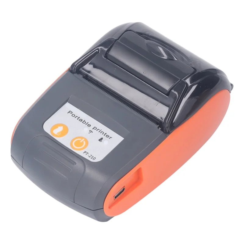 Thermal Receipt Printer Bluetooth Wireless Mini Bill Printer Compatible Pocket Ticket Printing Machine For Android 58mm Without