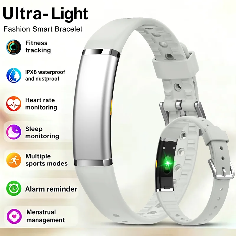 

Роскошные женские умные часы LIGE, ультратонкий корпус, IP68, водонепроницаемый, монитор здоровья, умный браслет для управления менструальным циклом, для Android lOS