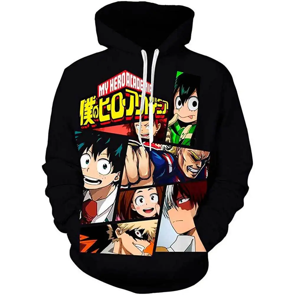 

2022 New Anime My Hero Academia Deku 3D Printed Hoodies Unisex Pop Harajuku Casual Long Sleeves Sweatshirt Oversized Hoodie