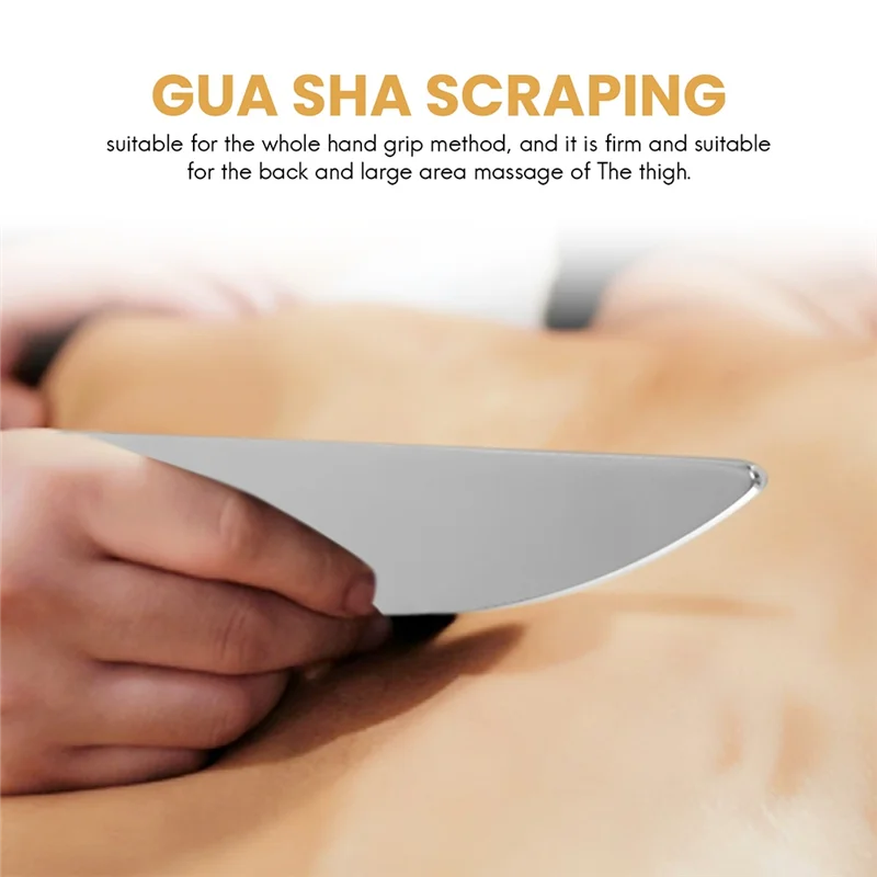 AA20-Stainless Steel Gua Sha Scraper IASTM Tools Physical Therapy Fascia Knife Myofascial Release Physiotherapy Knife