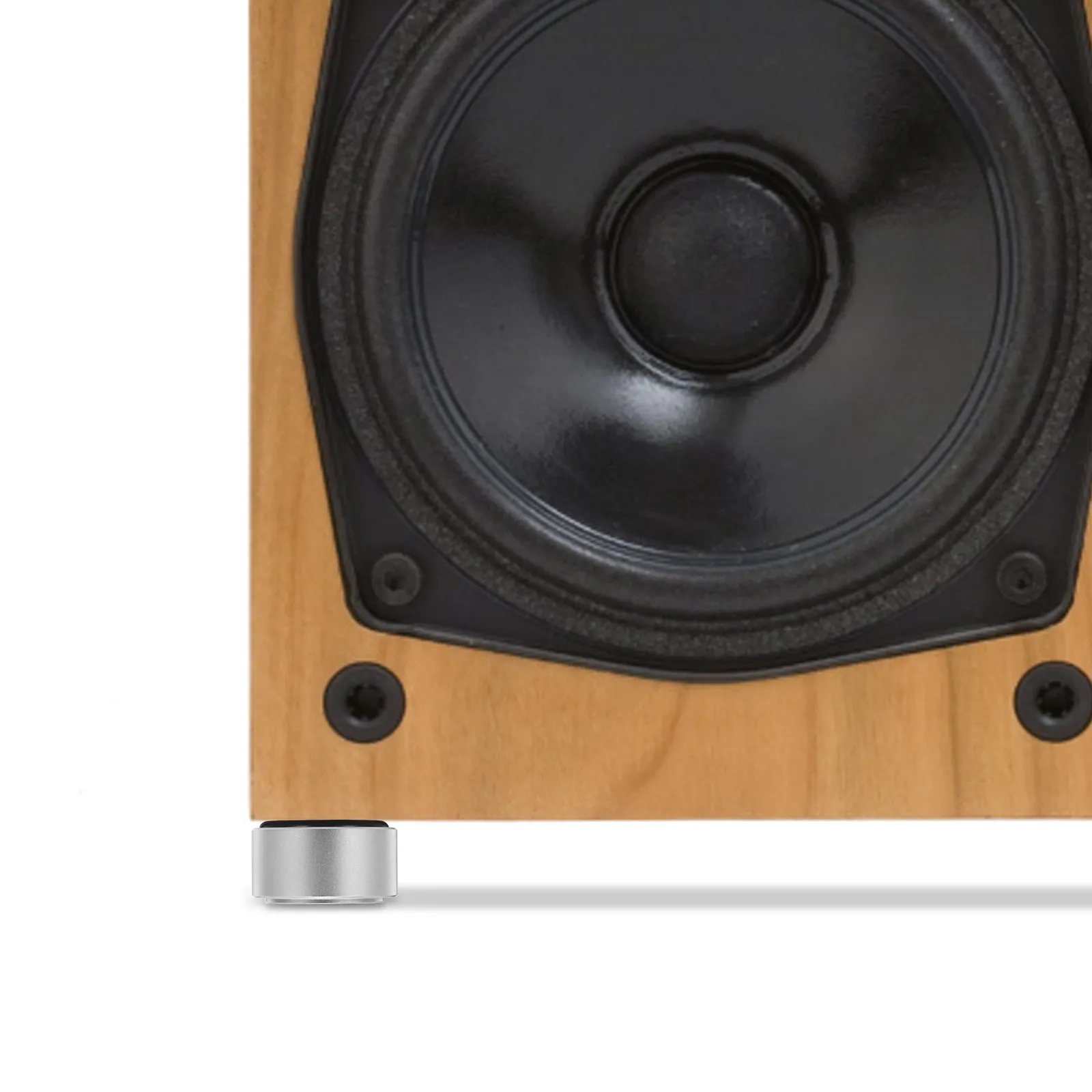 Aluminum Machine Foot Pad Anti-Slip Isolation Feet for Computer Case Cd Player Equipment Vibration Reduction Noise Dampening Mat